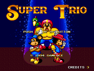 Super Trio Title Screen